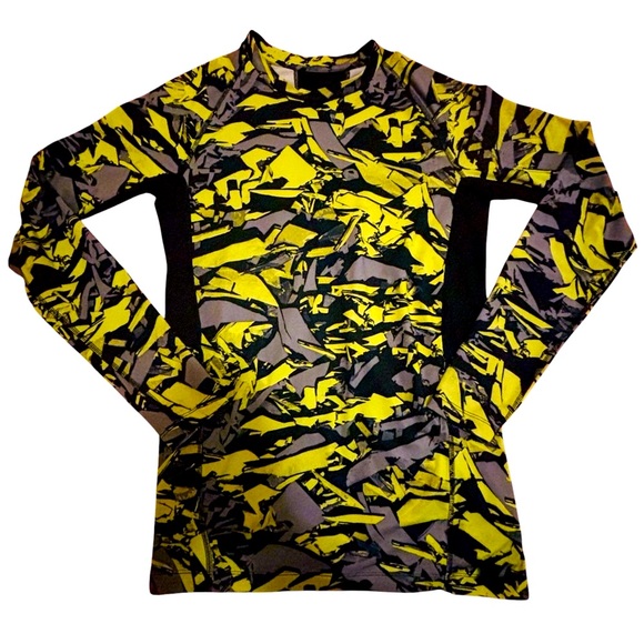 ✨$3 When bundled✨ neon shatter pattern reflective running Top 🍋🟩 - Picture 6 of 8